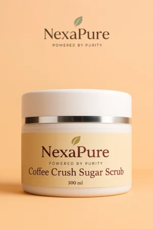 Nexapure coffee crush sugar scrub