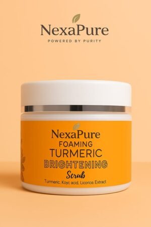 NexaPure Foaming Turmeric Brightening  Scrub